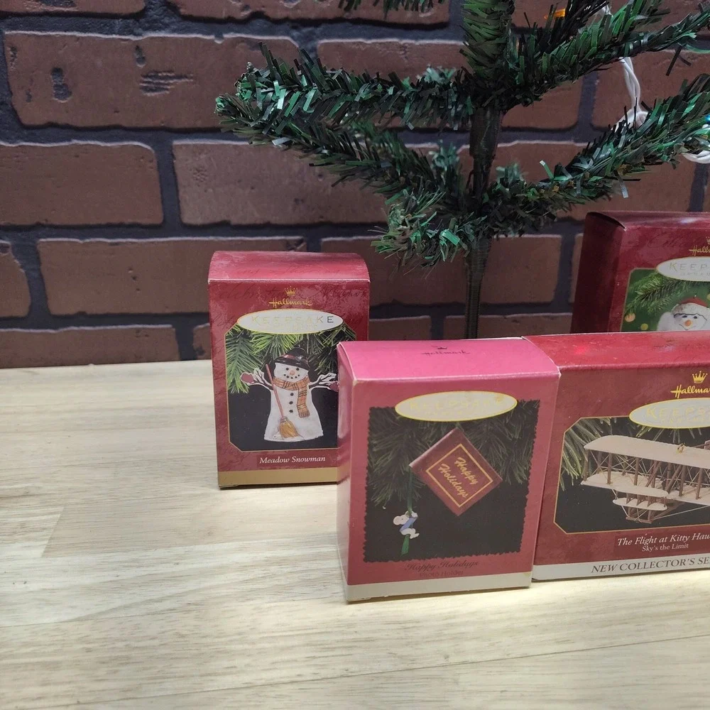 4 Hallmark Keepsake Ornaments Lot